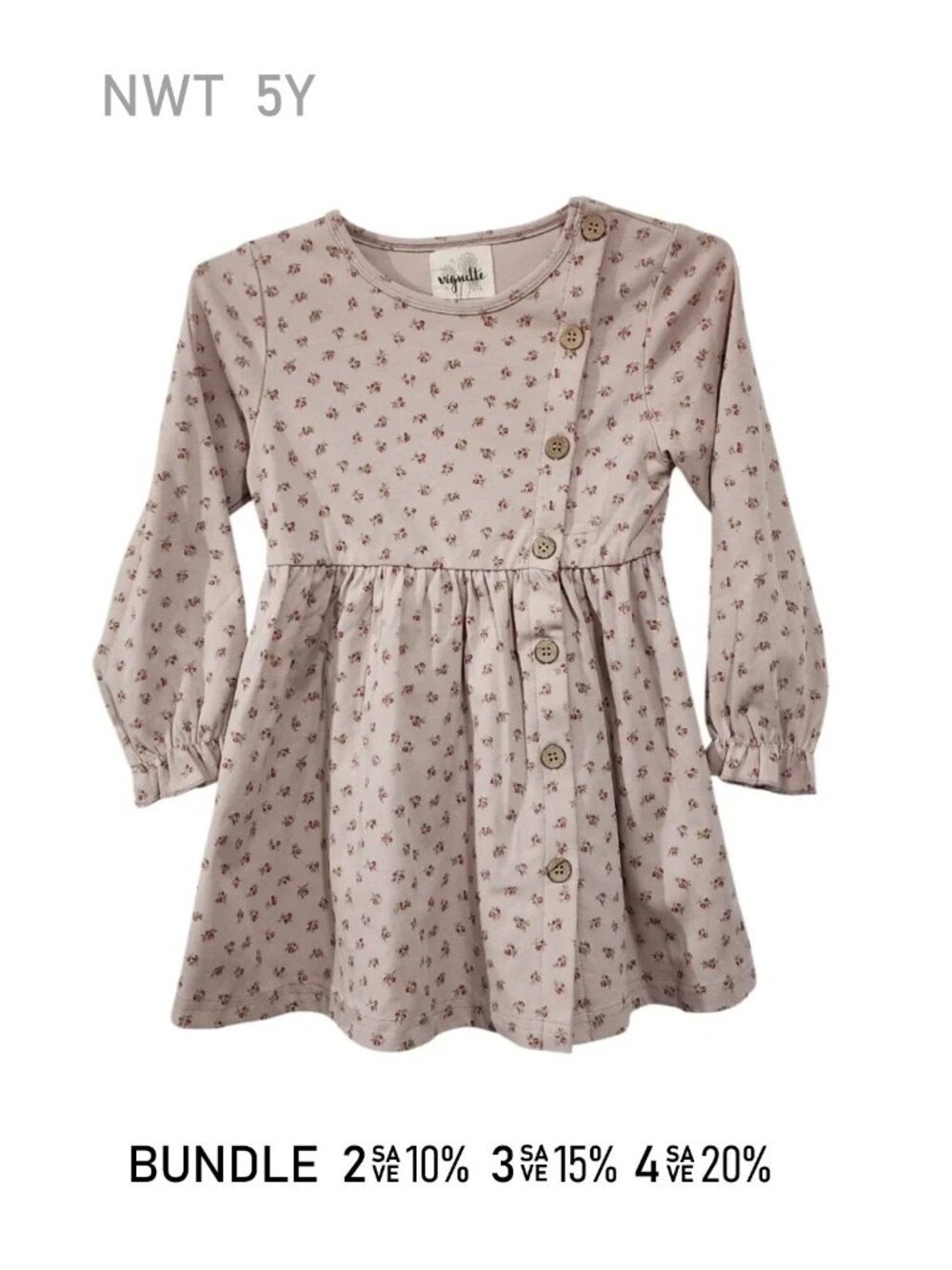 NWT - Vignette Floral Dress for girl size 5Y